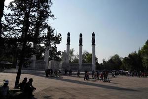 mexico stad, februari 3 2019 - stad parkera chapultepec fullt med folk av människor på söndag foto