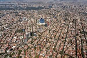 mexico stad antenn se stadsbild panorama foto