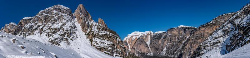 dolomiter snö panorama stor landskap foto