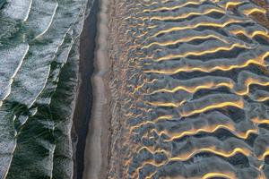 mexico baja kalifornien sur sand sanddyner antenn pacific hav strand antenn landskap foto