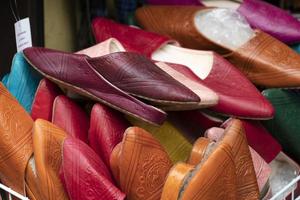 arabicum läder skor toffel foto