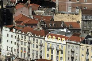 lissabon antenn panorama landskap stadsbild foto