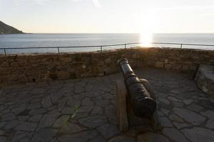 camogli slott fästning se från de topp foto