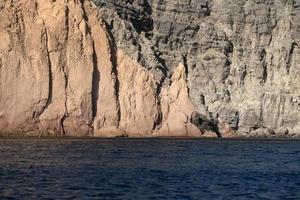 baja kalifornien sur cortez hav stenar foto