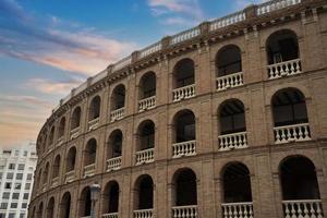 valencia Spanien tjur bekämpa arena torg de toros foto