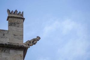 valencia silke utbyta marknadsföra byggnad lonja de la seda gargoyles foto