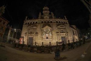 valencia san juan helgon john kyrka på natt foto