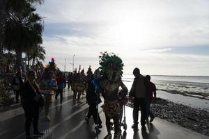 la paz, mexico - februari 22 2020 - traditionell baja kalifornien karneval foto