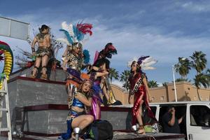 la paz, mexico - februari 22 2020 - traditionell baja kalifornien karneval foto