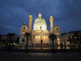 karlskirche kyrka i wien foto