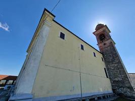 montespineto gammal fristad kyrka piedmont foto