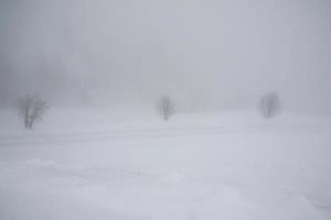 vinter- landskap i österrikiska alps foto