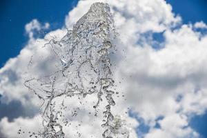 vatten stänk i de himmel foto