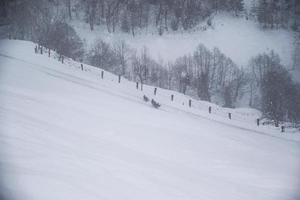 vinter- landskap i österrikiska alps foto