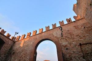 se av slott franco veneto, Italien foto