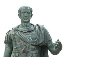 brons staty av julius caesar foto