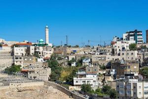 moské av de små arab fjärdedel i jerusalem foto