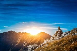 stenar spår på de alps foto