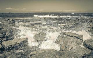 falsk bukt kust landskap Simons stad cape stad söder afrika. foto