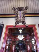 malang, Indonesien, på januari-07-2023. spänning på kinesisk ny år eve. eng ett kiong tempel, en plats av dyrkan för tre religioner, konfucianism, taoism och buddhism. foto