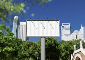 3d attrapp tom flip anslagstavla i stadens centrum tolkning foto