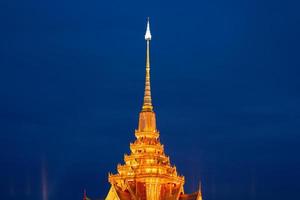 buddhisttempel i Thailand foto