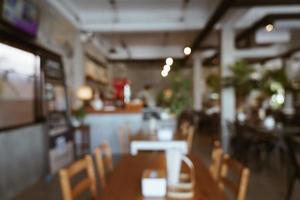 abstrakt oskärpa restaurang för bakgrund foto