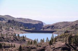 naturskön bergsutsikt foto