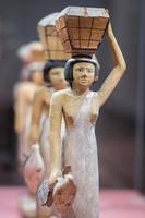 antik egyptisk statyett stänga upp foto