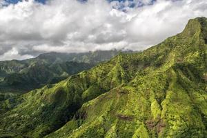 kauai grön berg antenn se jurassic parkera film uppsättning foto