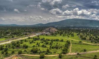 pyramid av de måne, teotihucan foto