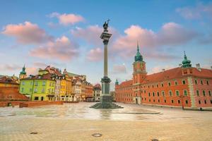 gammal stad i Warszawa, stadsbild av polen foto