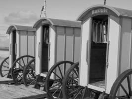 de strand av norderney foto