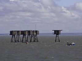 de thames flod i Storbritannien foto