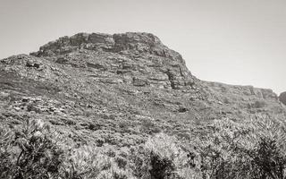 utsikt från table mountain nationalpark, Kapstaden, Sydafrika. foto