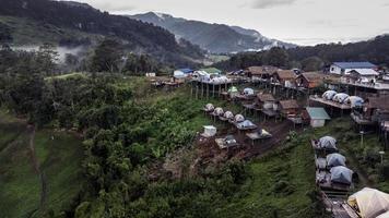 landskap av berg doi luang chiang dao chiang mai thailand foto