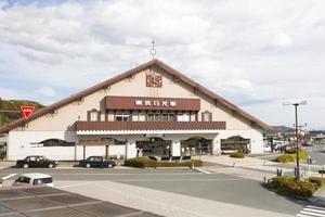 nikko tågstation i japan foto