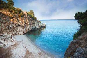 strand landskap, kefalonia, grekland foto