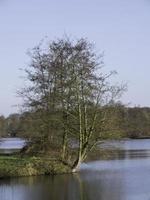 sjö i de tysk munsterland foto