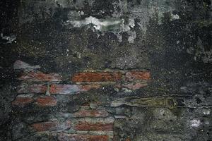 gammal bruten tegel vägg textur bakgrund. foto