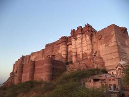 indisk fort i jodhpur stad foto