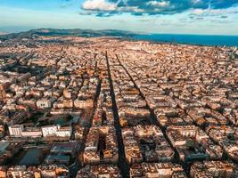 barcelona gata antenn se med skön mönster i Spanien. foto