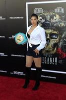 los angeles jun 26 - maricela cornej på de sicario - dag av de soldado premiär på de by teater på juni 26, 2018 i Westwood, ca foto