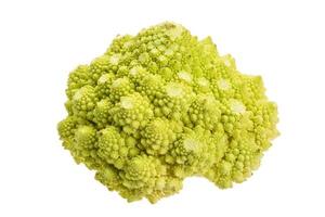 romanesco kål på vit foto