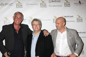 los angeles, sep 24 - hein hoven, larry estes, billy zane på de catalina filma festival öppning natt funktion -- väst av upprättelse på de lancer hörsal på september 24, 2015 i avalon, ca foto