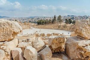 forum i gerasa, dagens jerash, jordanien foto