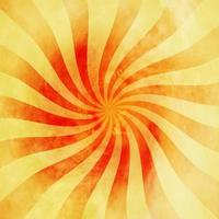 grunge röd och orange årgång sunburst virvla runt, snurra bakgrund textur foto