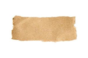 brun trasig papper på vit foto