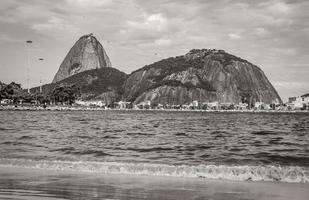 sugarloaf berget pao de acucar panorama rio de janeiro Brasilien. foto