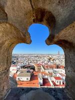 katedral av st. mary av de ser av Sevilla, också känd som de cathedra av sevilla i Spanien. foto